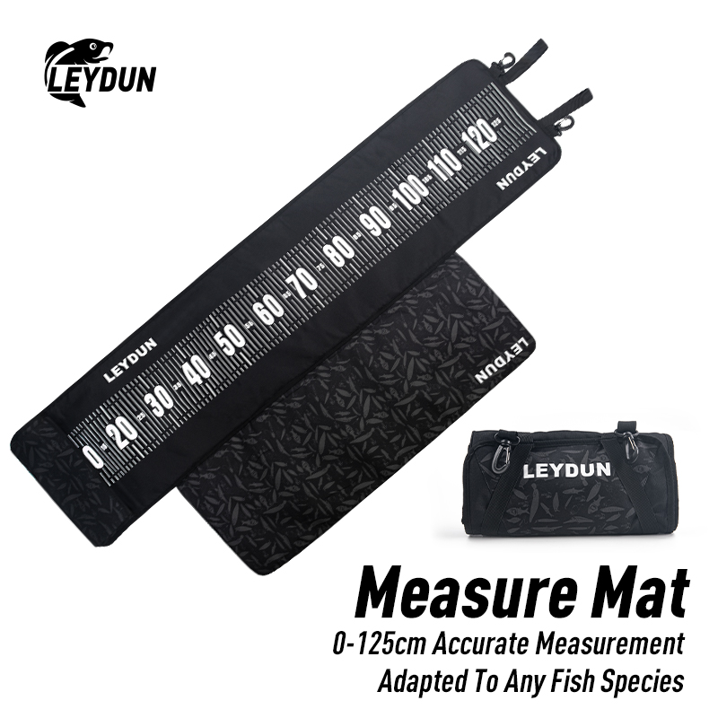 Fish Finder Gps - LEYDUN-alfombrilla medidora de peces de 125cm,