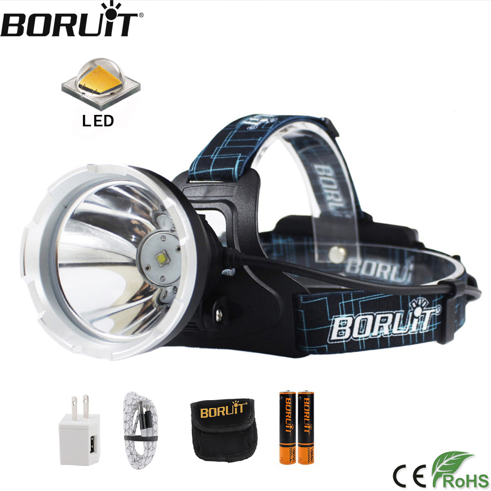 BORUIT-faro LED B10 superbrill - Fish Finder Charger reseña y precio