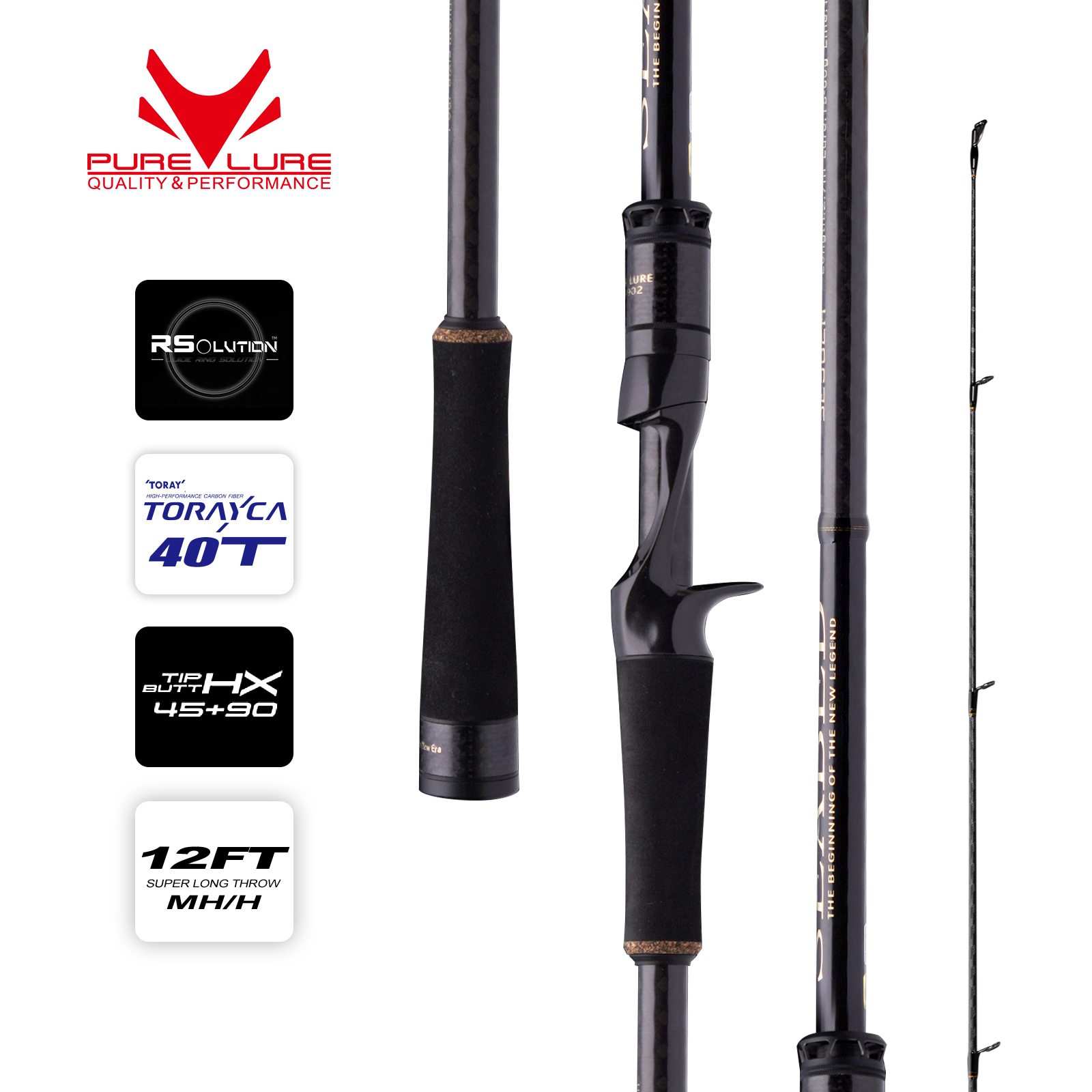 PURELURE SEABED 12 pies 3,0 m  - Kastking Reel Zephyr reseña y precio